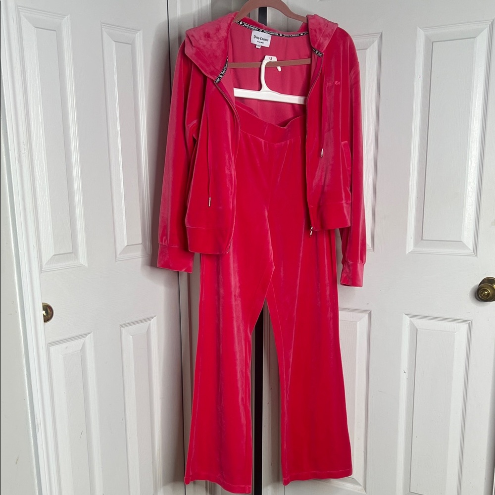 Juicy Couture Pink Velour Set